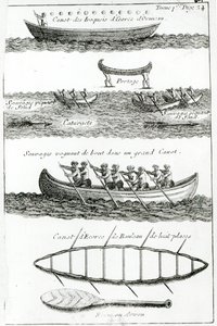 Kano van de Iroquois, uit 